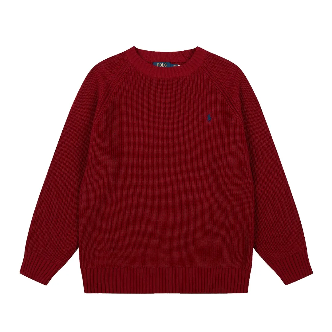 P220 Top quality" Style number: DS812# (not off the shelves all year round) [Ralph Lauren round neck piqué knitted sweater with war horse embroidery on the front and back] ✅Ralph Lauren classic basic versatile round neck pullover sweater for men and women ✅Main supply platform live broadcast Wholesale entity Replenish if out of stock Not removed from the shelves ✅ZP quality 1:1 version Scan the code to enter the GF website Counter quality ✅Detailed quality The only one in Guangzhou Imported quality cotton yarn Mainly high-end, cost-effective, good quality needless to say ✅The version is restored to the original order, the maximum size can be worn up to 200 pounds, loose, comfortable and stress-free ✅The upper body is simple and easy to match, ootd must-have style, good-looking clothes are never picky, a must-have item in the wardrobe is recommended. Size: S-XL Color: White, gray, khaki, navy blue, brown, burgundy, black with white label, black with red label